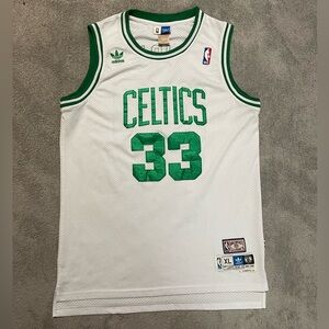 Adidas Celtics Larry Bird Jersey XL White L+2 NBA Boston Tall Vintage Style